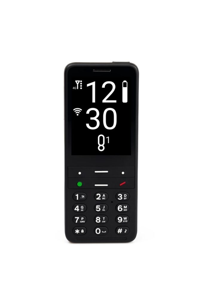telefon z klawiaturą dla niewidomych