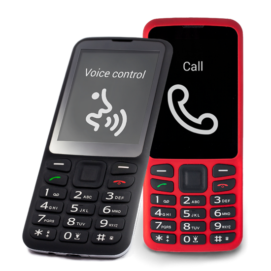 telefon z klawiaturą dla niewidomych